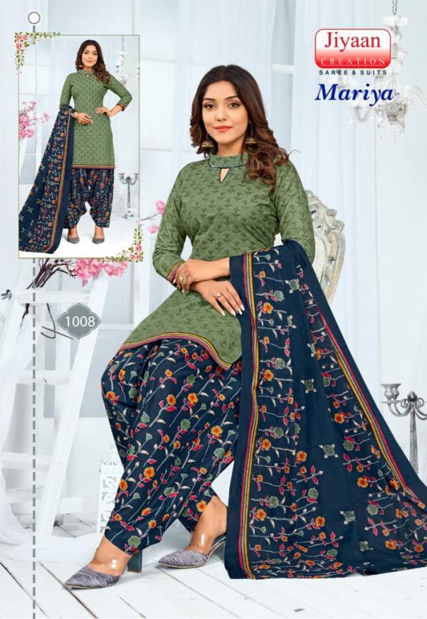 Jiyaan Mariya Cotton Designer Exclusive Dress Material